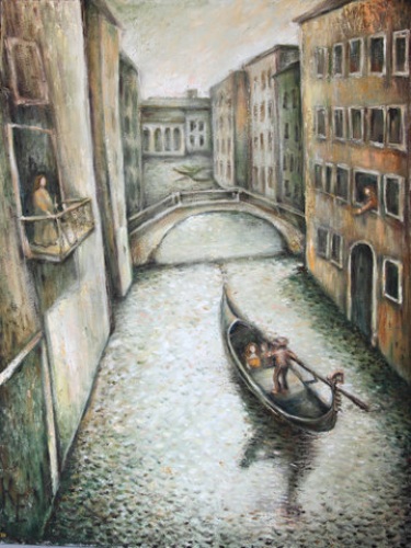 Романтическая Венеция, х,м, 60х75, 2009.