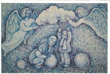 Выставка 'Дети и Ангелы' художника Елены Краснощёковой (И падал снег, и дети веселились) И падал снег, и дети…